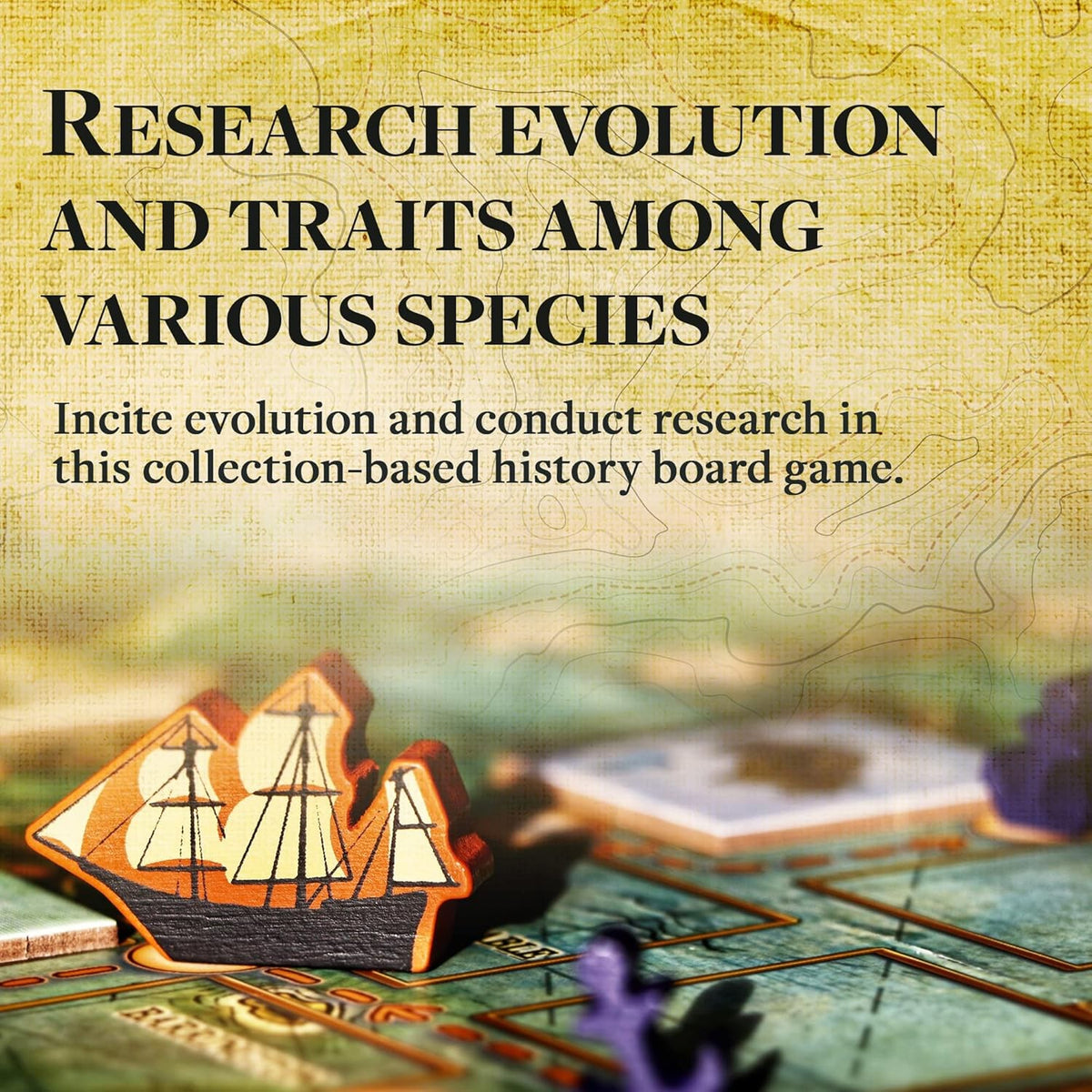 Evolutionary Science Board Game for Kids & Families - Darwin Inspired Strategy Game