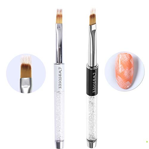 Nail Art Brush Set - 5 Pcs Ombre Gradient Gel Polish Painting Pens