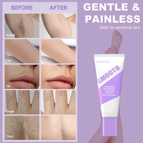 Gentle Hair Removal Cream for Sensitive Skin - 3.5 Ounce