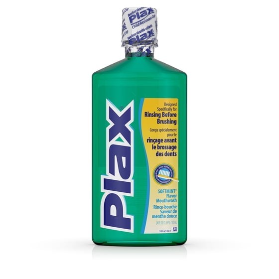 (2 Pack) Plax Soft Mint Mouthwash - Refreshing Oral Rinse for Pre-Brushing Care, 24 fl oz