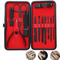 12-Piece Manicure and Pedicure Kit with Stainless Steel Nail Clippers and Tools