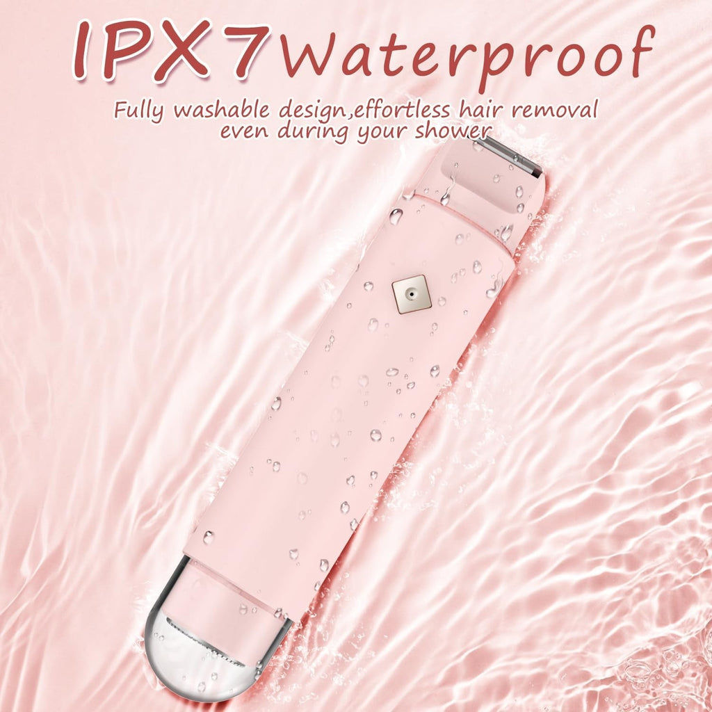 Women's 2-in-1 Waterproof Bikini Trimmer & Electric Shaver - Sensitive Skin