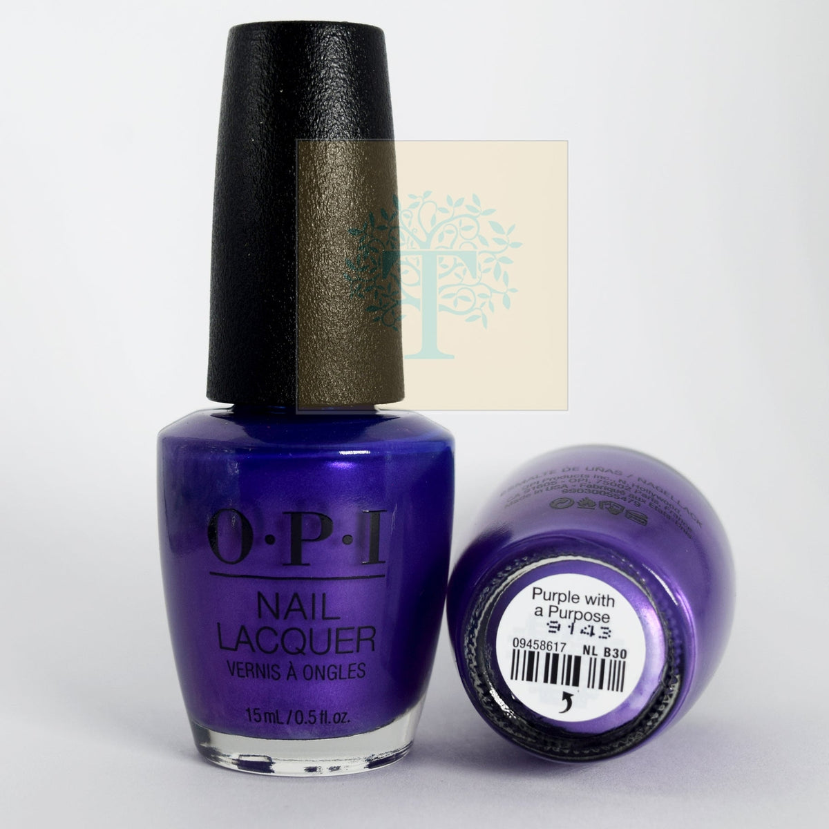 Purple Nail Polish - Long Lasting 0.5 Fl Oz for Nail Art & Manicure