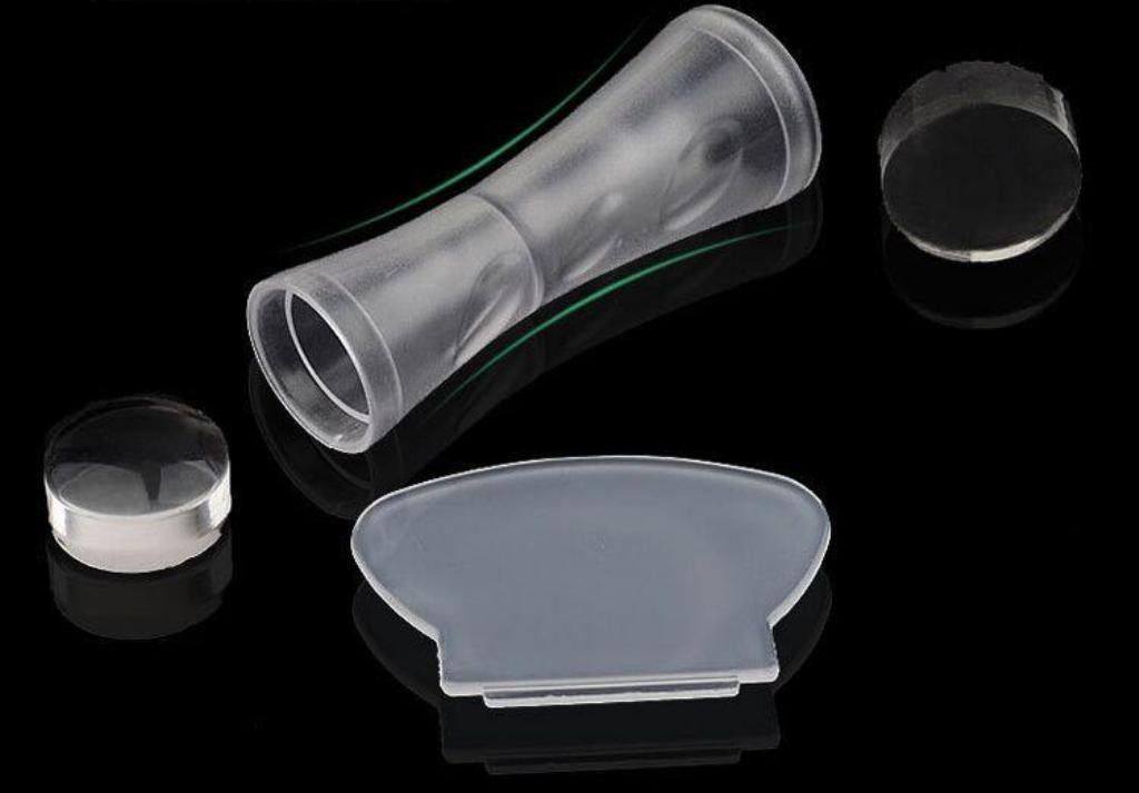 Dual End Nail Art Stamper & Scraper Kit for Manicure DIY