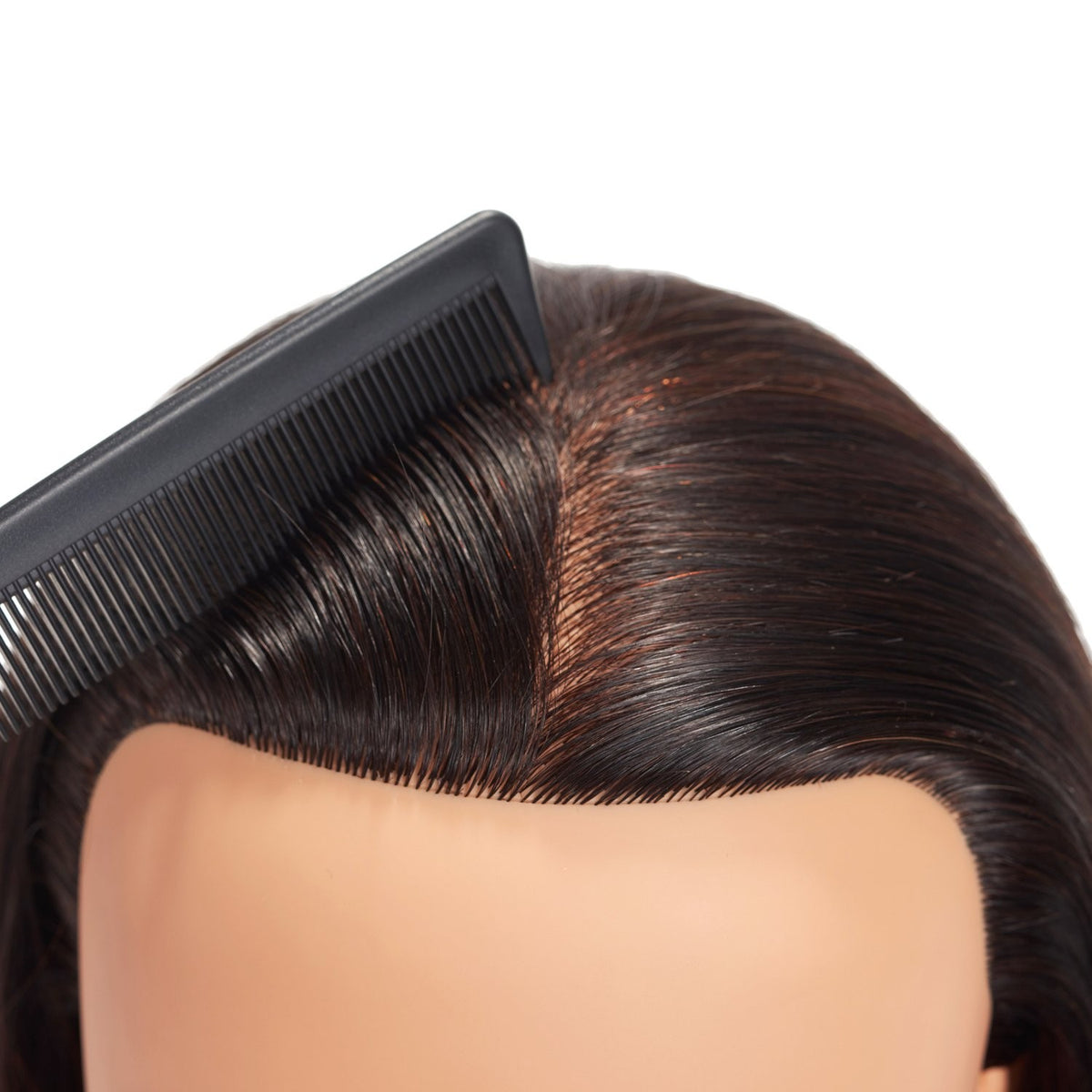 20-22 Inch Female Human Hair Mannequin Head for Hairdressing & Styling