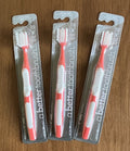 Premium Ultra Soft Adult Toothbrushes Set - V Arc Orange, 3 Pack