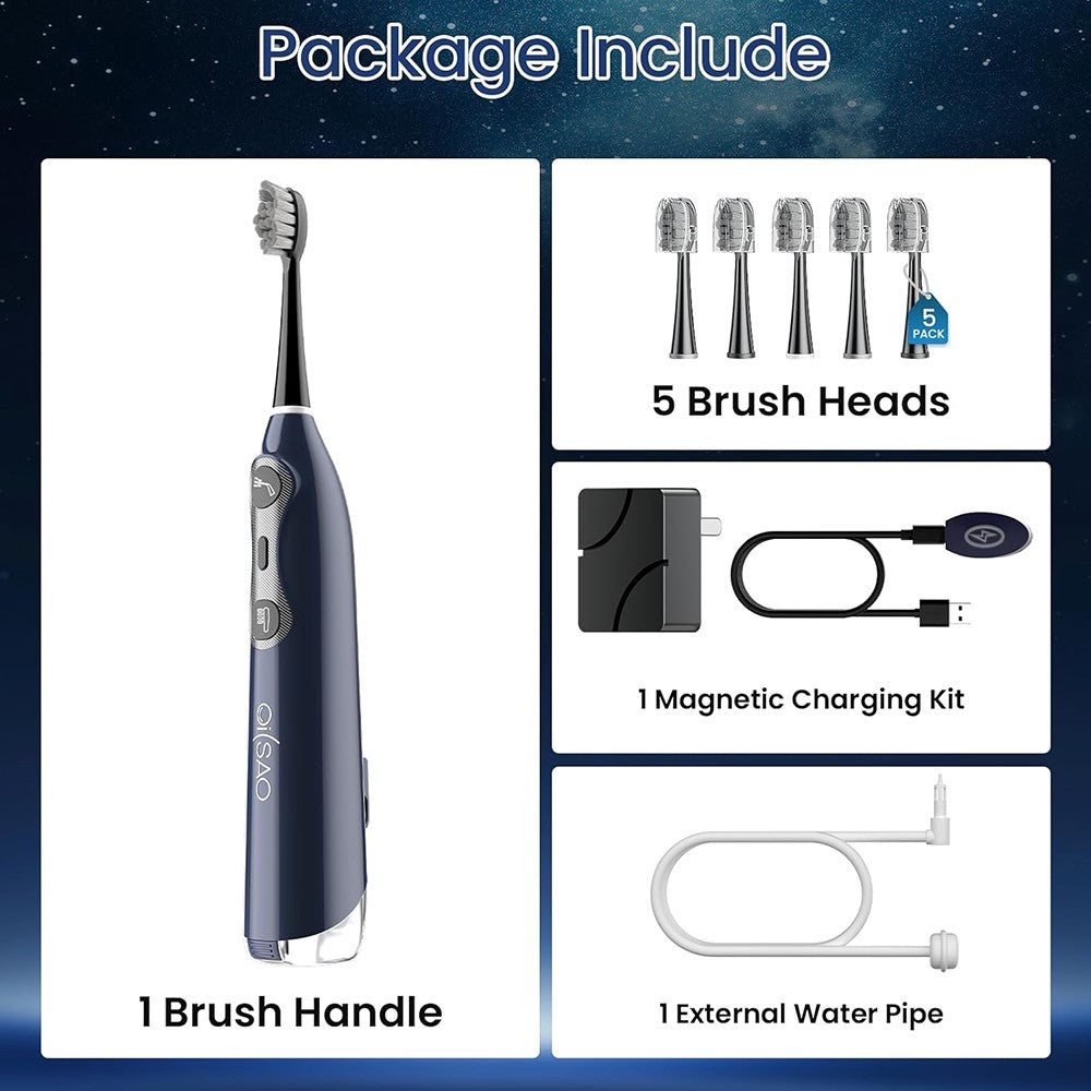 Electric Toothbrush with Water Flosser 3-in-1 Sonic Oral Care Kit