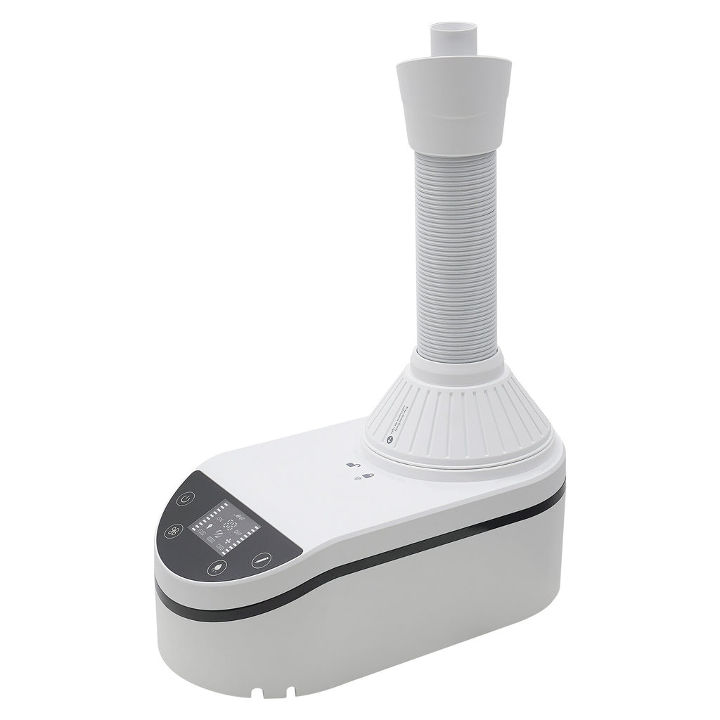230W Tabletop Nail Dust Collector with 360° Rotating Hose & Filter