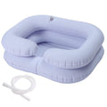 Inflatable Portable Hair Washing Basin with 2 Chambers for Elderly & Camping