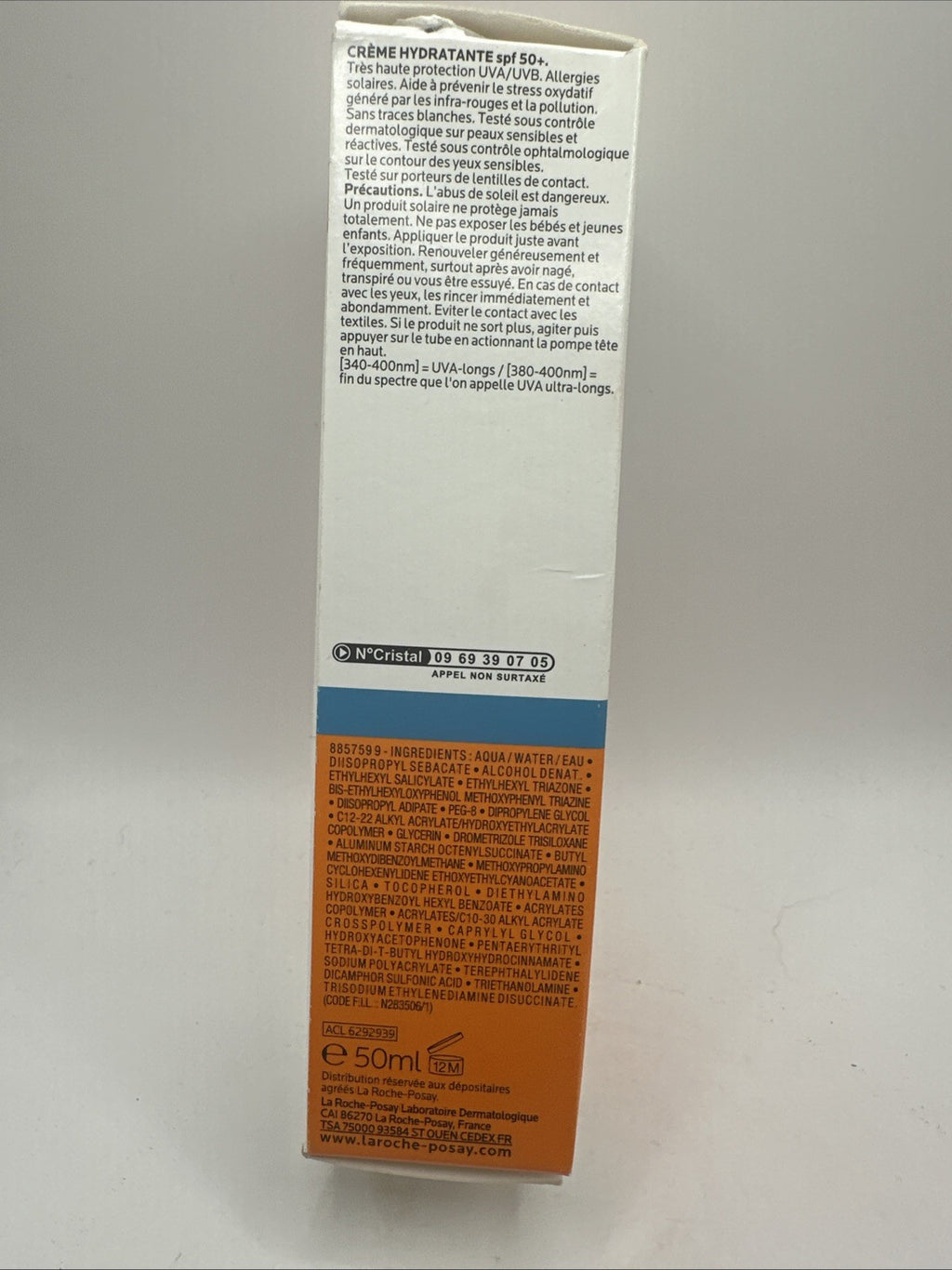 La Roche-Posay Anthelios UVmune 400 SPF50 Moisturizing Sunscreen Fragrance-Free 50ml