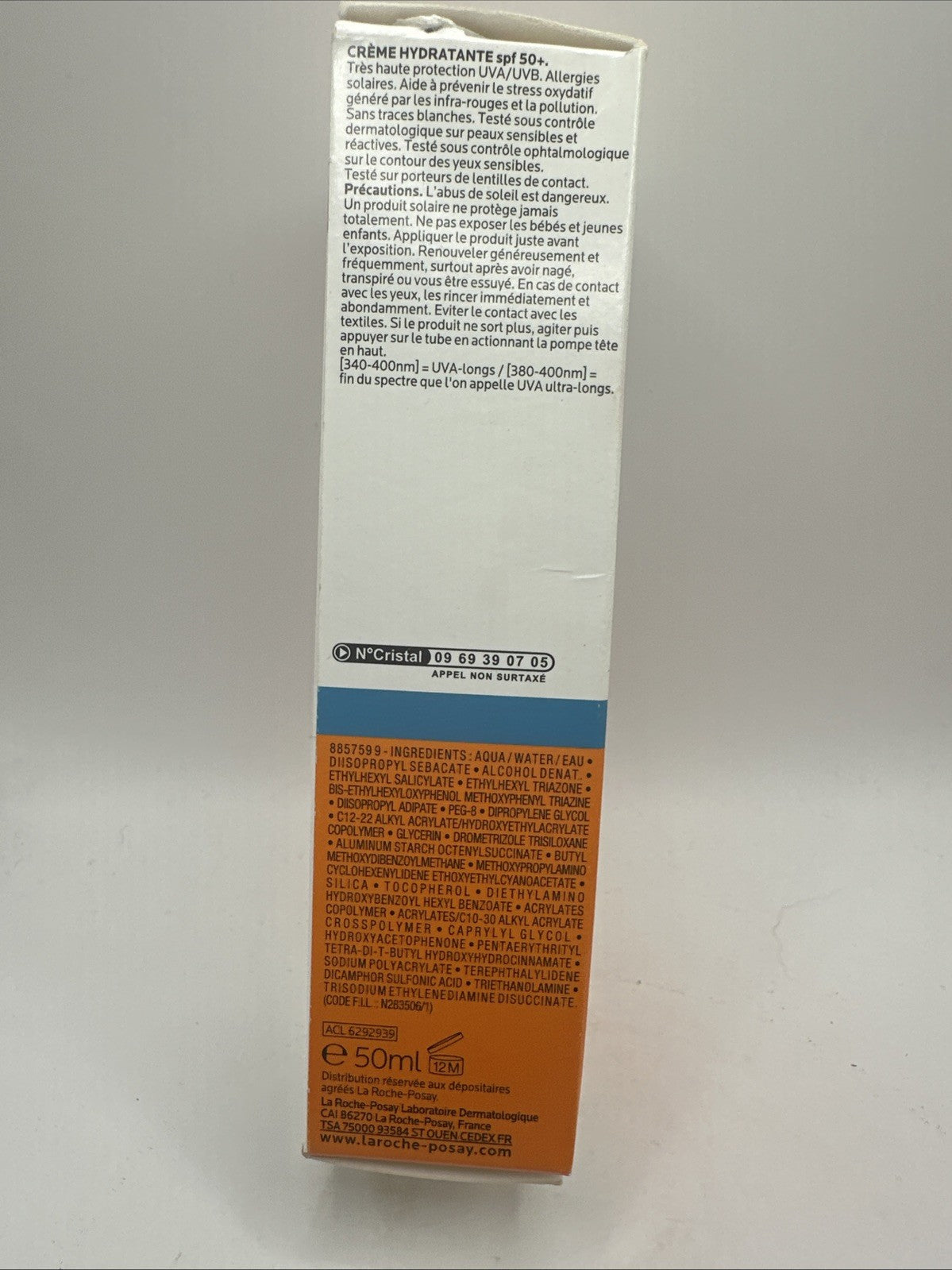 La Roche-Posay Anthelios UVmune 400 SPF50 Moisturizing Sunscreen Fragrance-Free 50ml