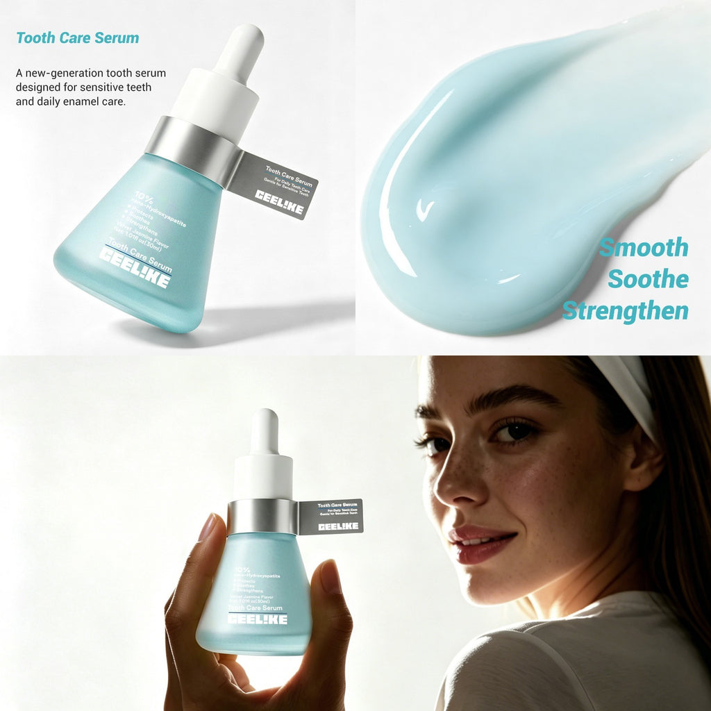 Tooth Care Serum with Hydroxyapatite & Hyaluronic Acid - Fluoride-Free Remineralization