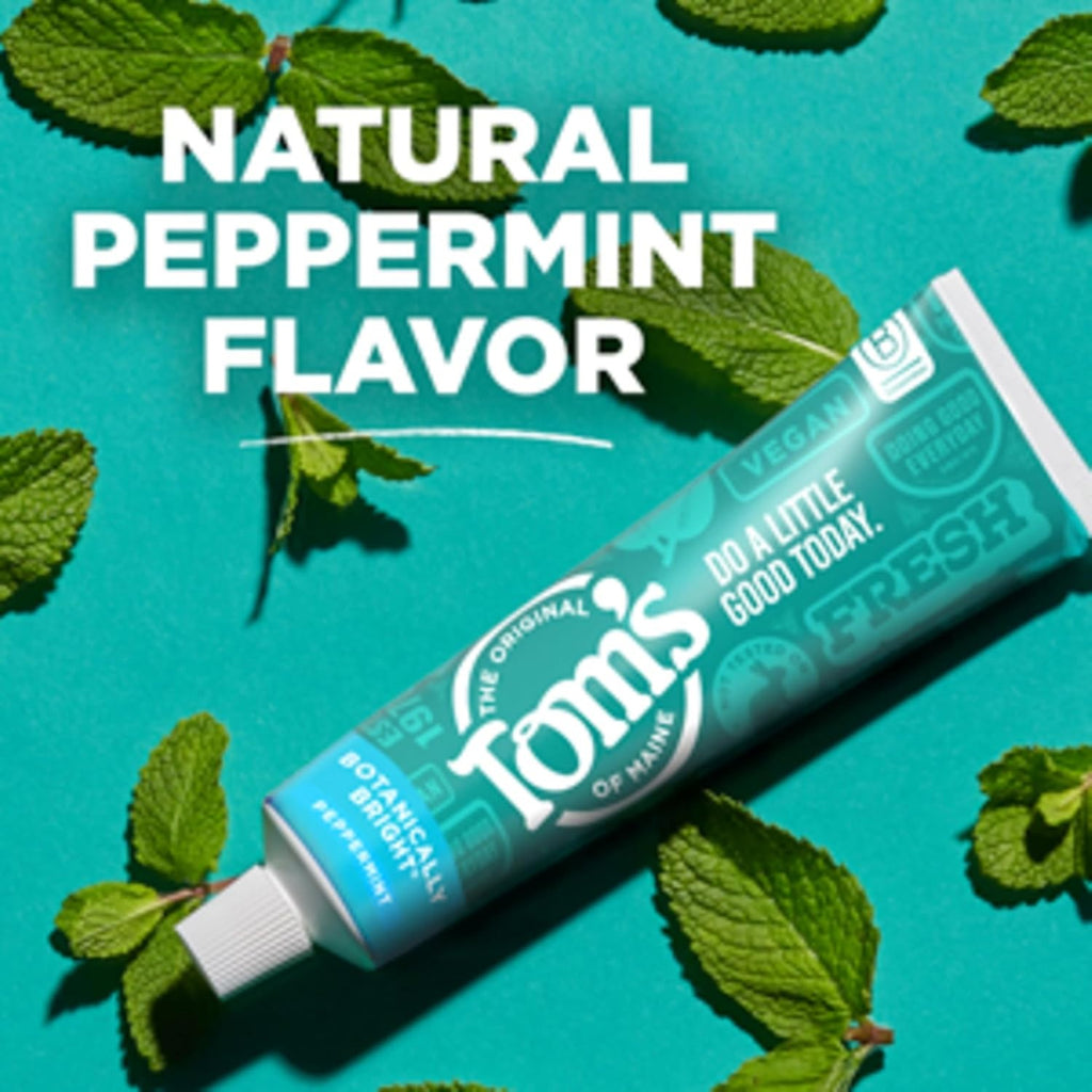 Botanically Bright Fluoride-Free Toothpaste 4oz - 3 Pack Natural Whitening