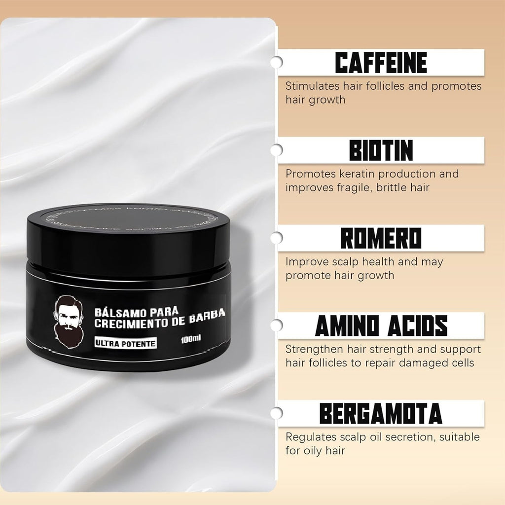 Beard Growth Serum - Ultra Potent Beard Stimulator with Natural Oils
