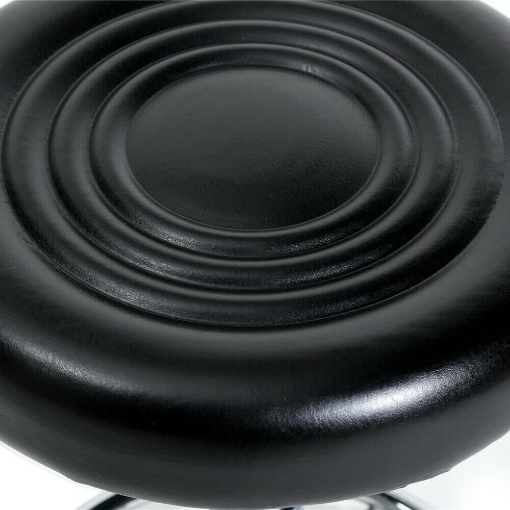 Salon Rolling Stool with Foot Rest, Swivel Height Adjustment Chair