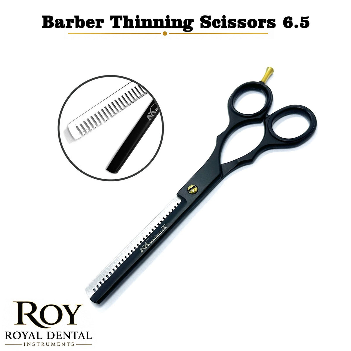 Professional Hair Thinning Shears 6.5 Inch Stainless Steel Texturizing Scissors