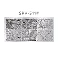 Nail Stamping Plate SPV-511 with Minions Animals Faces Design