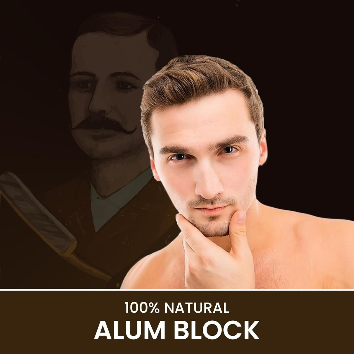 Alum Block for Shaving and Post-Shave Care - 3 Pack