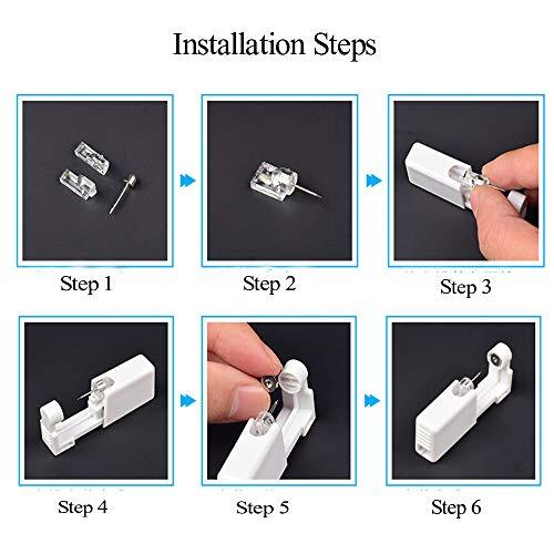 Ear Piercing Gun Kit for Ears – Self Piercing Tool with 2 Guns & Studs