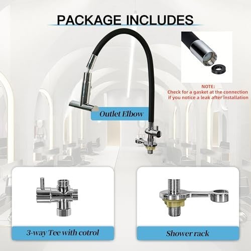 Spa Shampoo Bowl Attachment - Professional Hair Wash Station Accessory