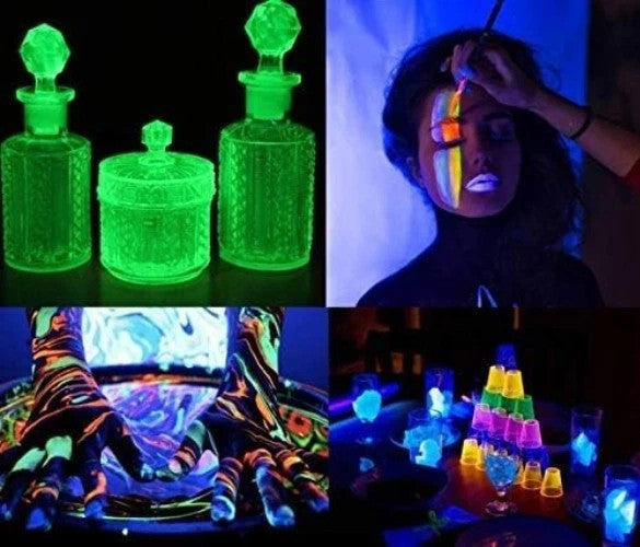 10W UV LED Black Light Tube with Adjustable Brightness for Parties Art & Detection
