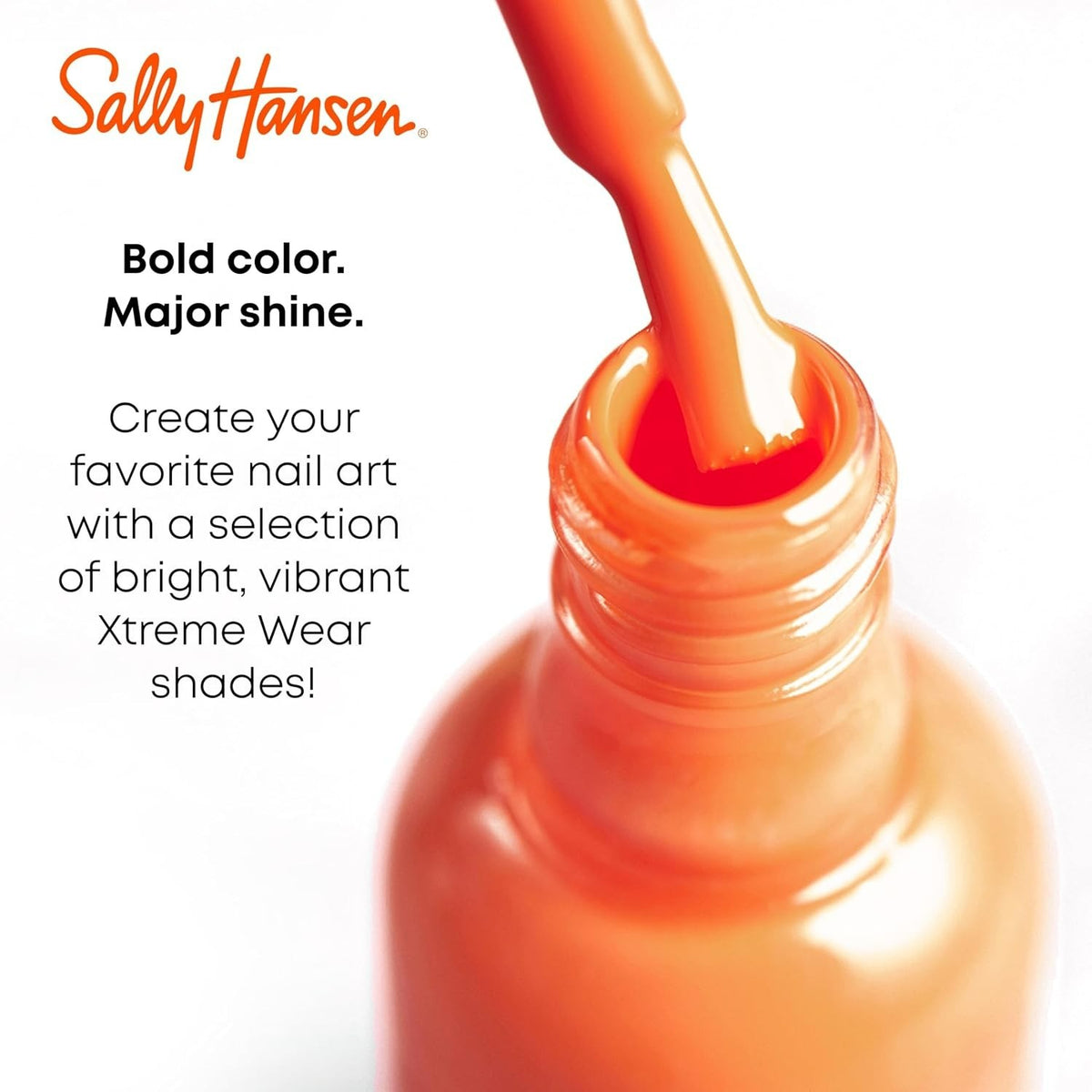 Long-Lasting Dark Orange Nail Polish with Fade-Resistant Shine