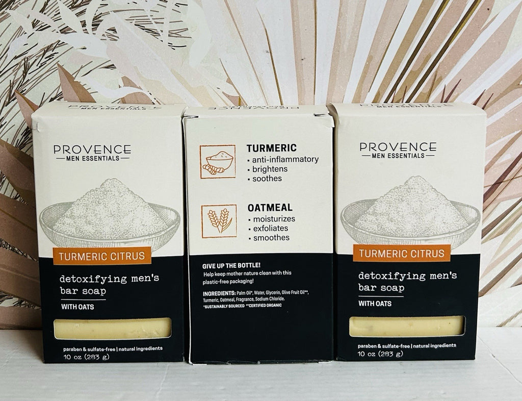 Turmeric Citrus Detoxifying Men’s Bar Soap 10 oz - 3 Pack