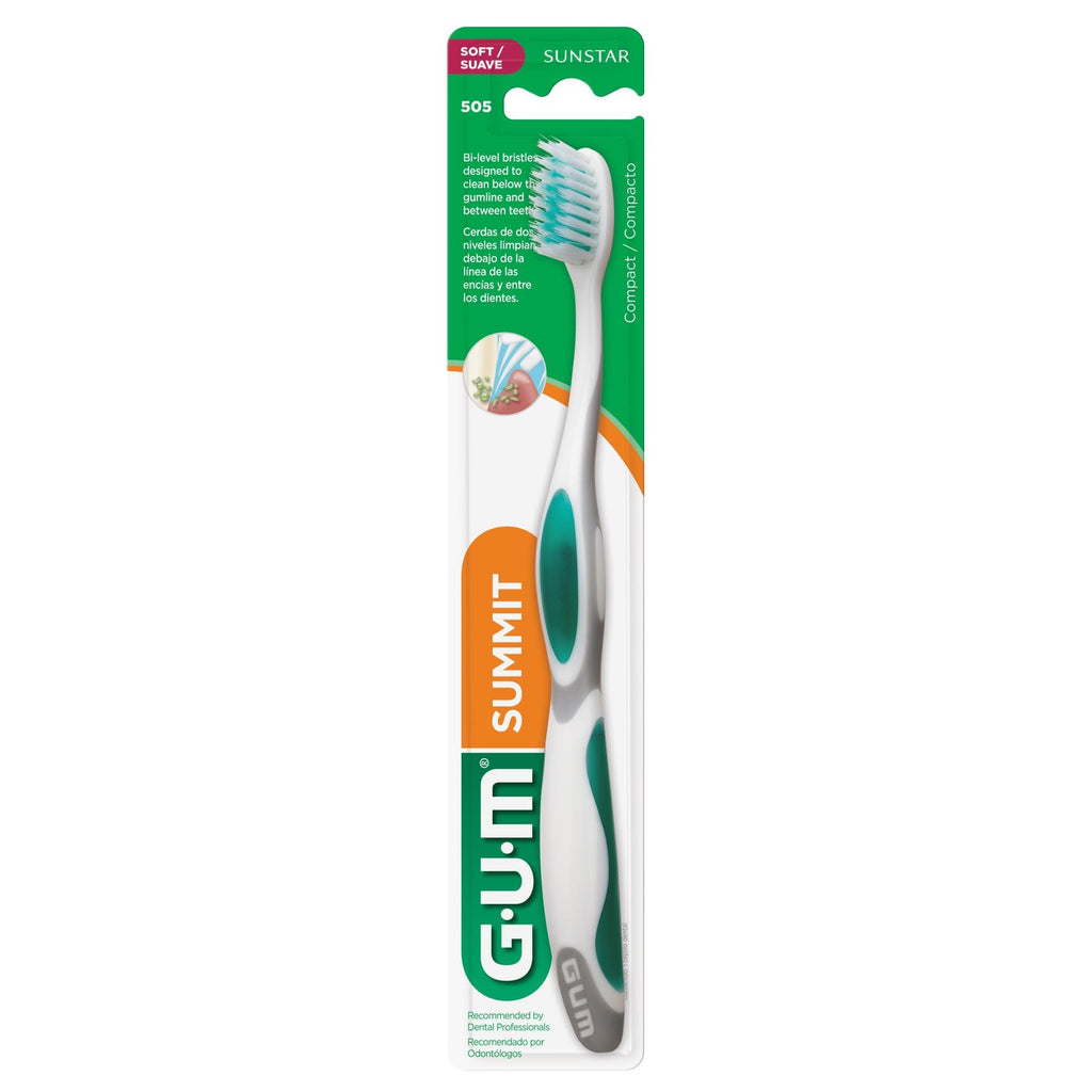 Summit+ Ultra Soft Tapered Toothbrush for Gentle Plaque Removal
