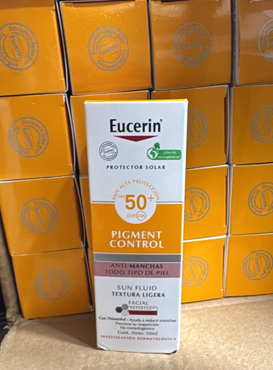 Eucerin Sun Fluid Pigment Control SPF 50+ - 50ml Facial Sunscreen for Dark Spots