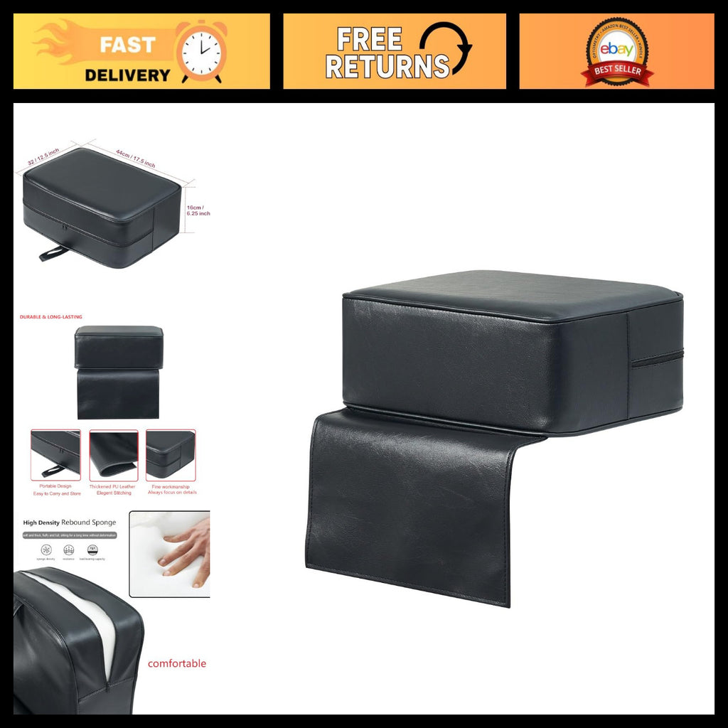 Kids Booster Seat Cushion for Barber Chairs - Adjustable Height, Waterproof, Portable