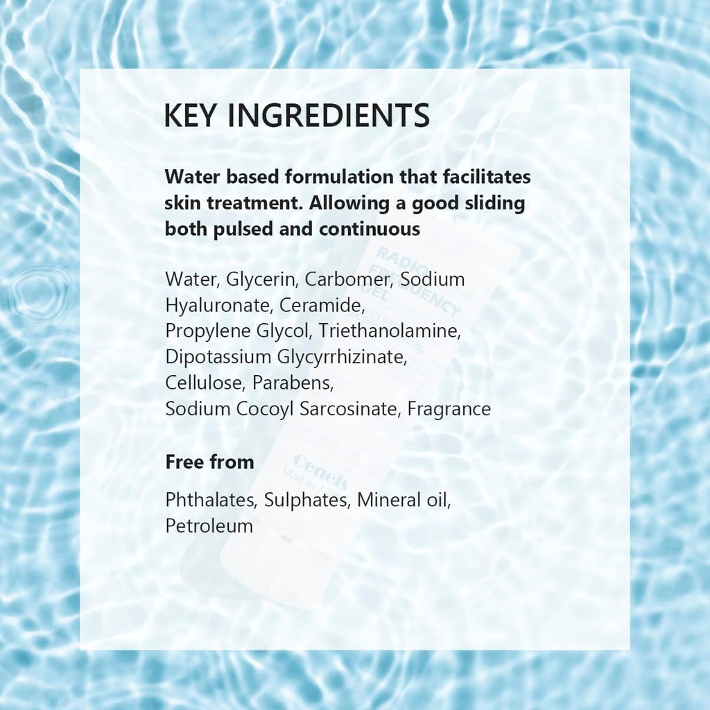 Radio Frequency Gel for RF Facial Machines, Hydrating & Soothing Conductive Gel - 300g
