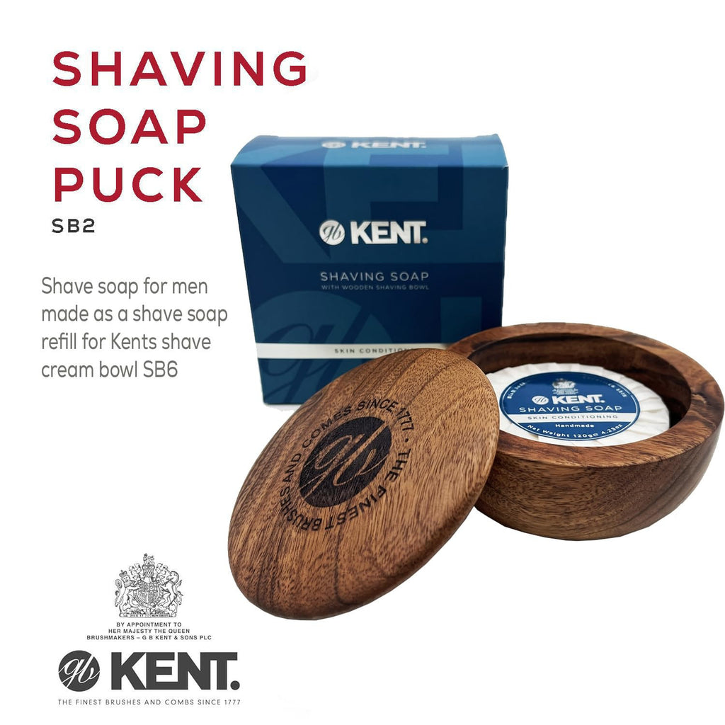 Men's Shaving Soap Refill for Shaving Bowls with Moisturizing Lather - UK Made