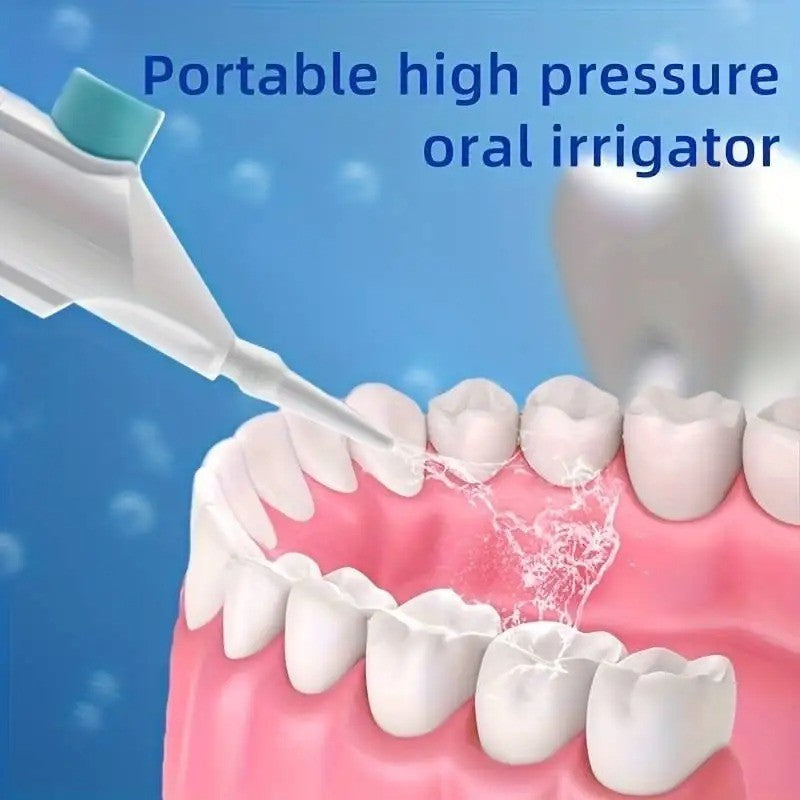 Cordless Water Flosser Portable Oral Irrigator with High Pressure Water Stream