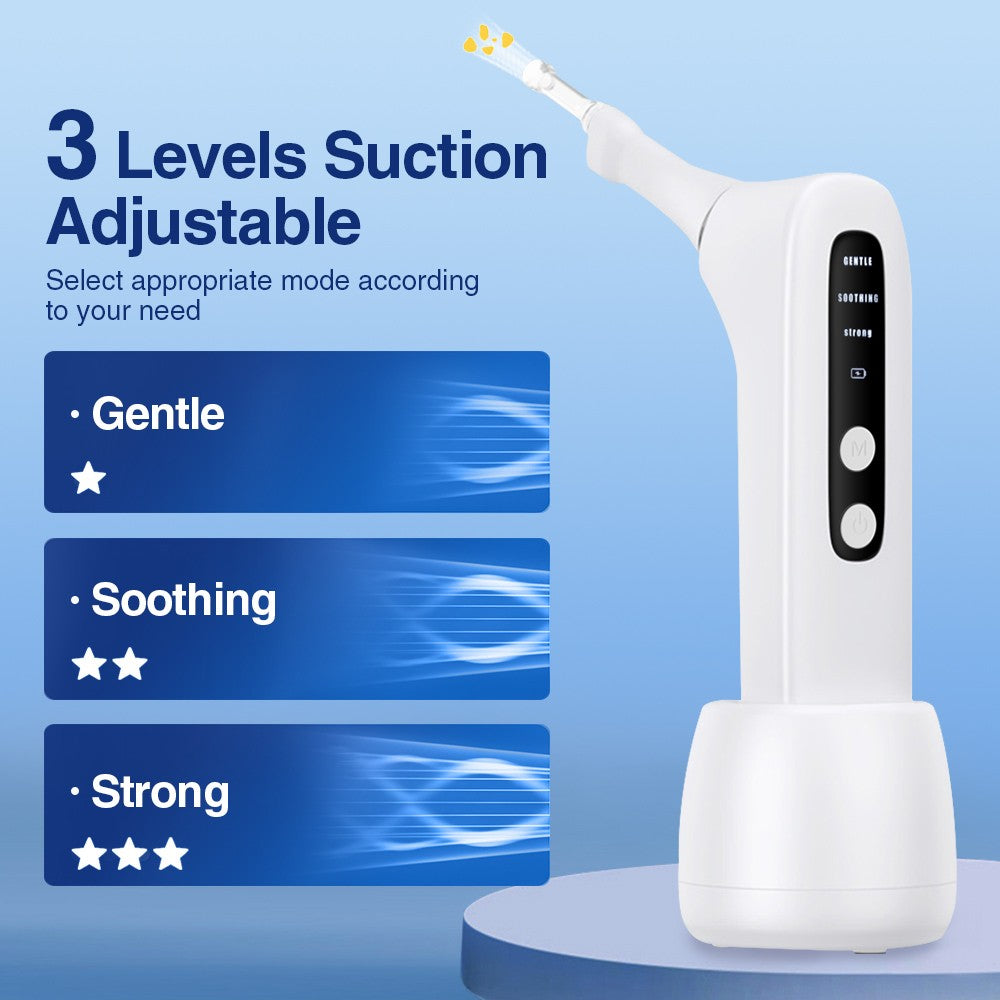 Electric Tonsil Stone Remover Kit with LED Light & Adjustable Suction Modes