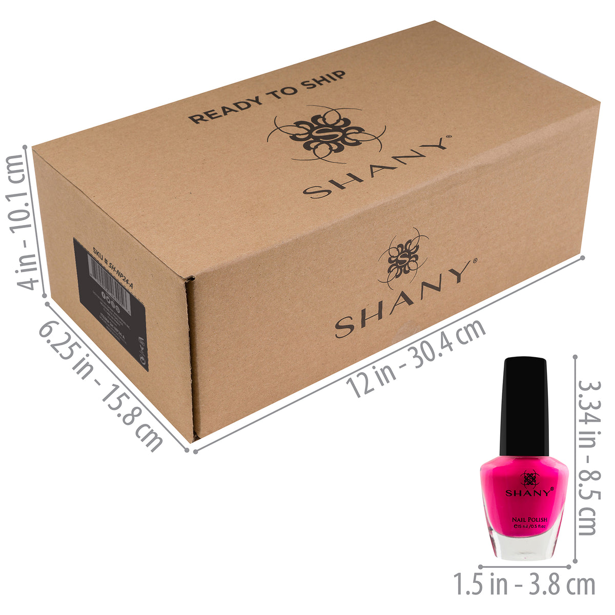 24-Piece Nail Polish Set - Assorted Colors, Semi-Glossy & Quick Dry Finish